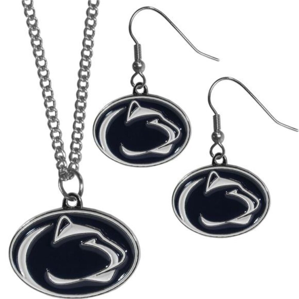 NCAA Siskiyou Sports Womens Penn State Nittany Lions Dangle Earrings & Necklace